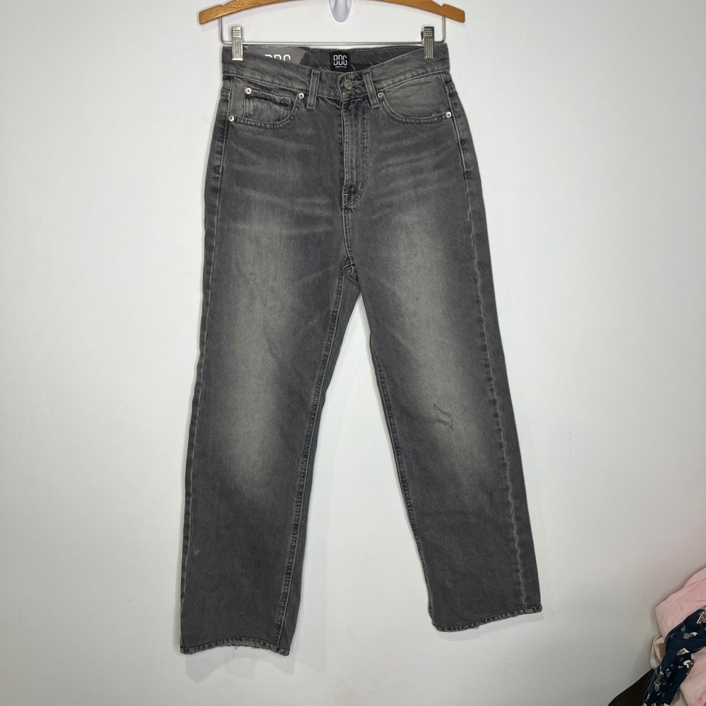 BDG Urban Outfitters distressed black cowboy jeans women's size 27 new trendy